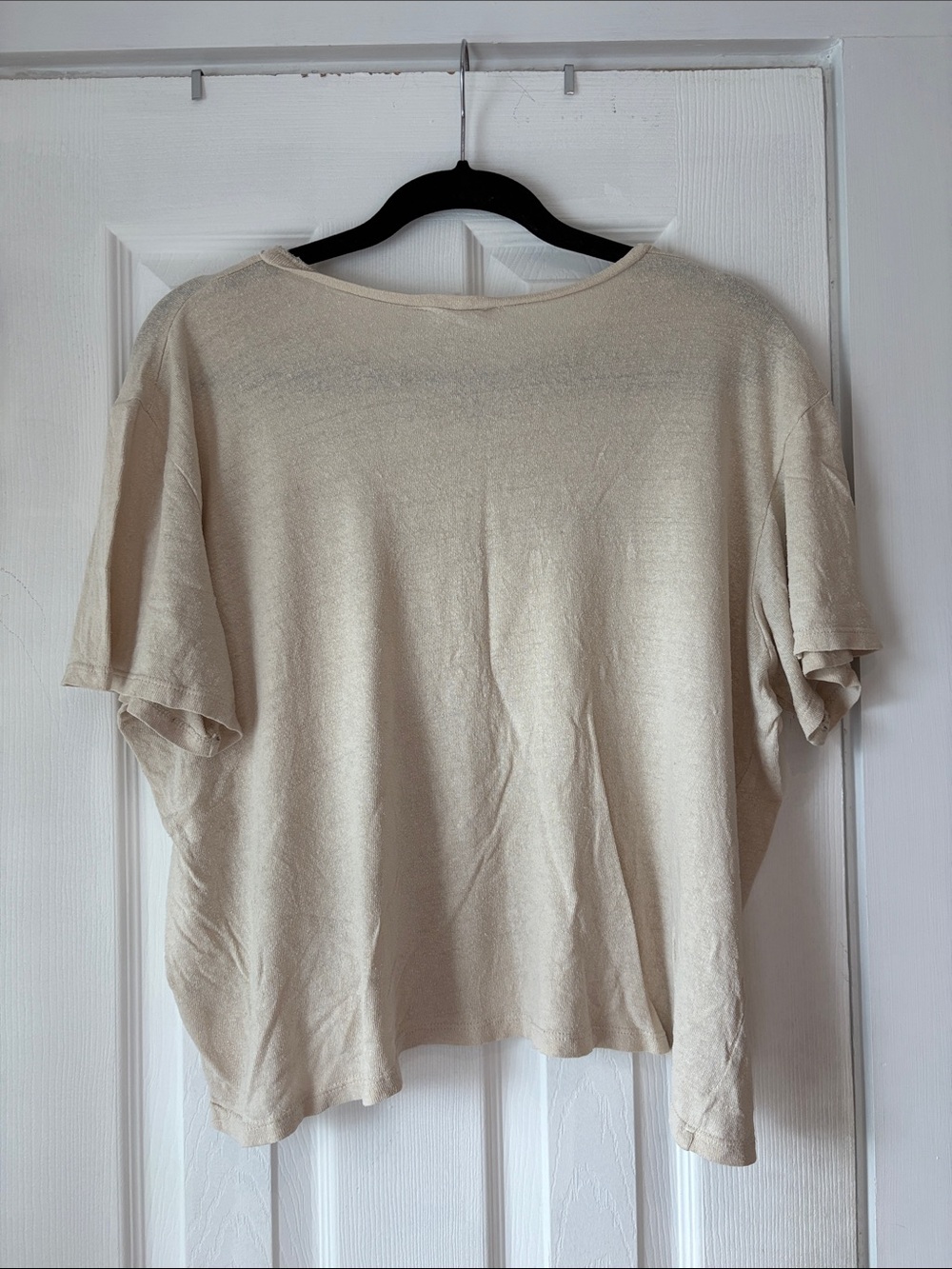 OZMA raw silk Tee - Picture 3 of 5